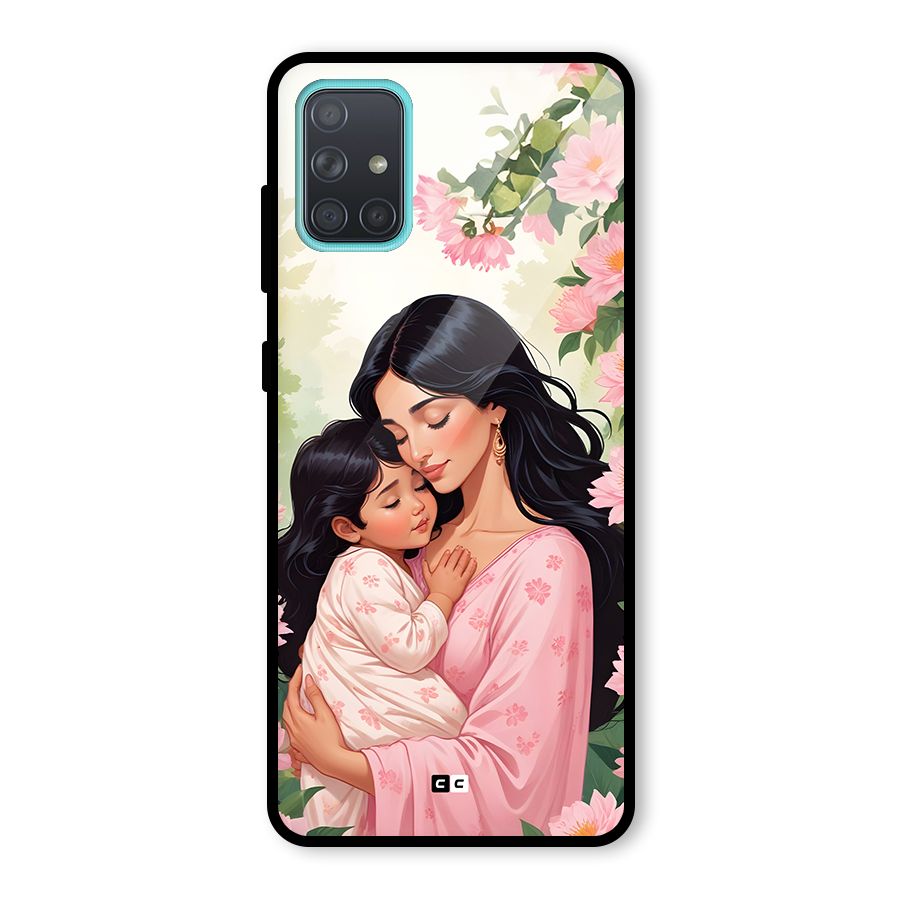 Mother Love Glass Back Case for Galaxy A71