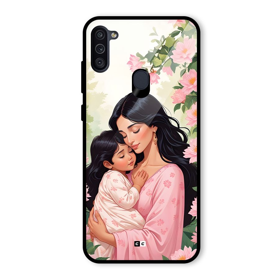 Mother Love Glass Back Case for Galaxy M11