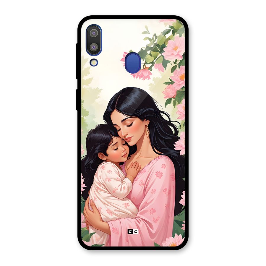 Mother Love Glass Back Case for Galaxy M20