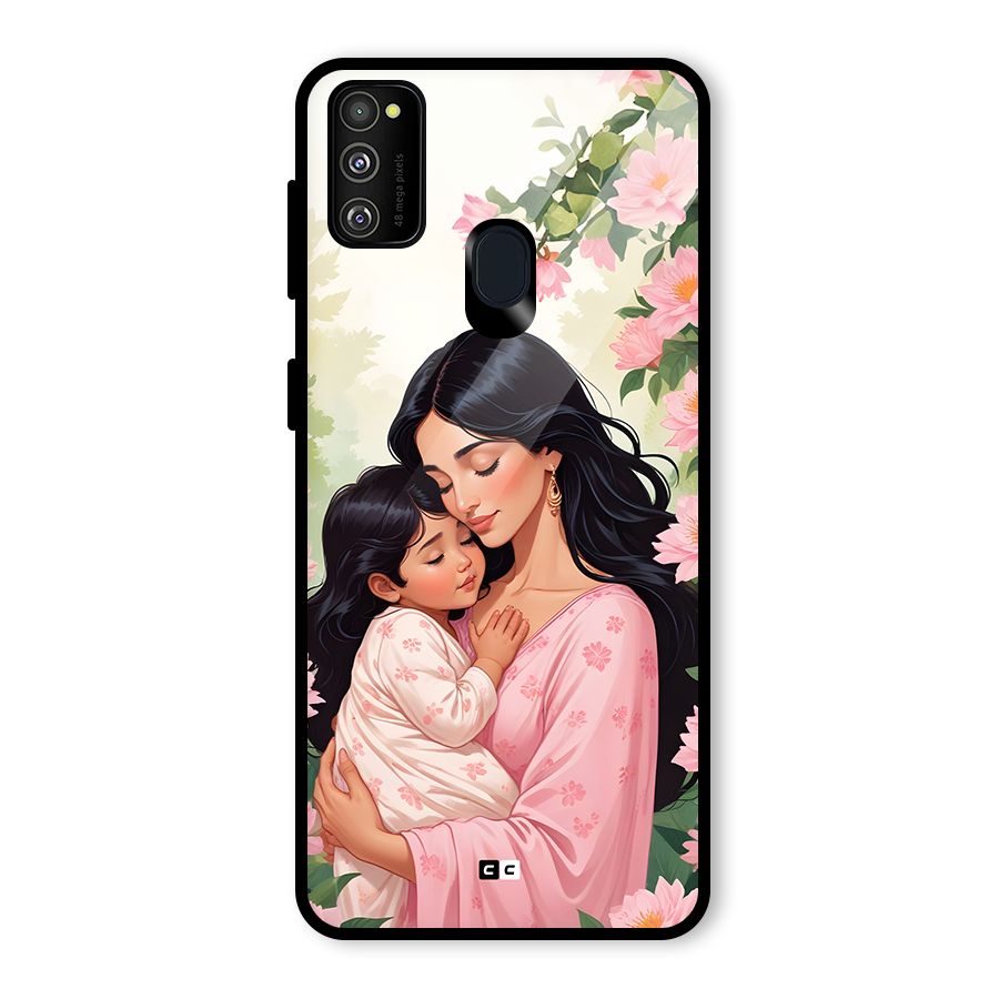 Mother Love Glass Back Case for Galaxy M30s