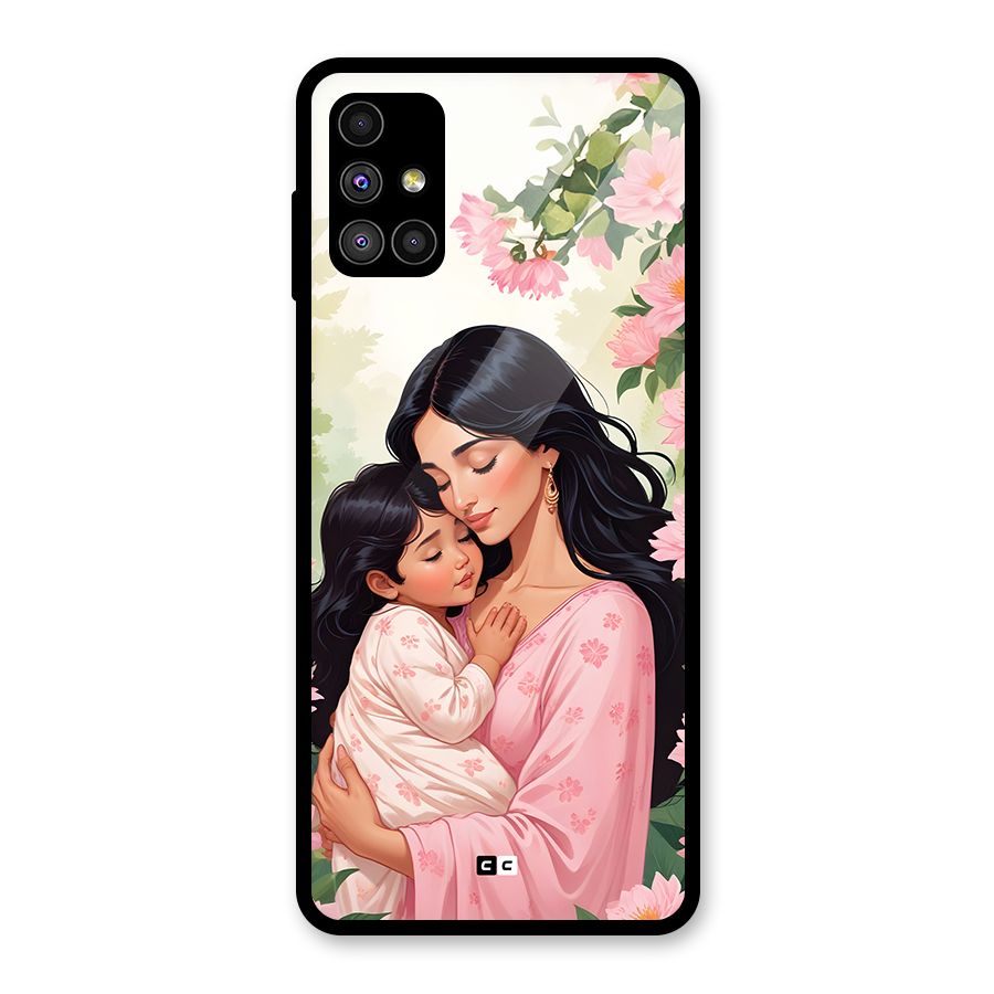 Mother Love Glass Back Case for Galaxy M51