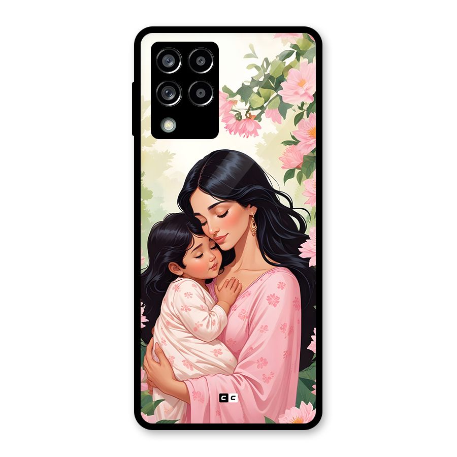 Mother Love Glass Back Case for Galaxy M53 5G