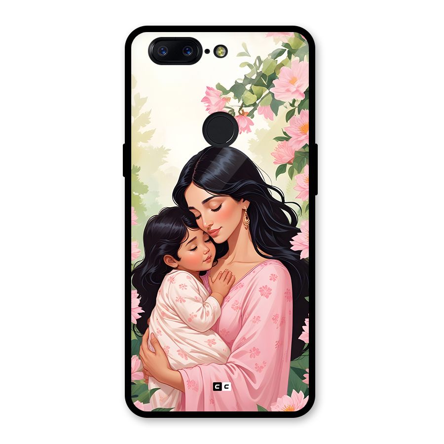 Mother Love Glass Back Case for OnePlus 5T