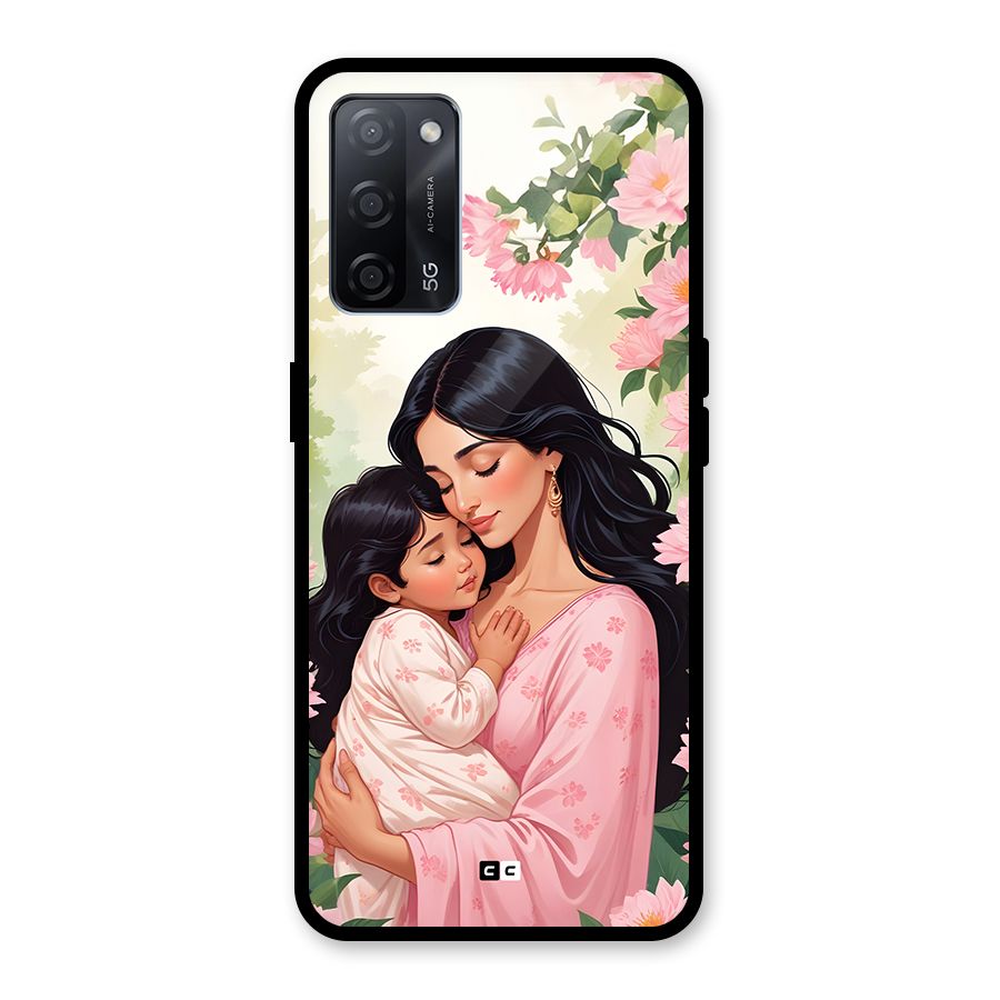 Mother Love Glass Back Case for Oppo A53s 5G