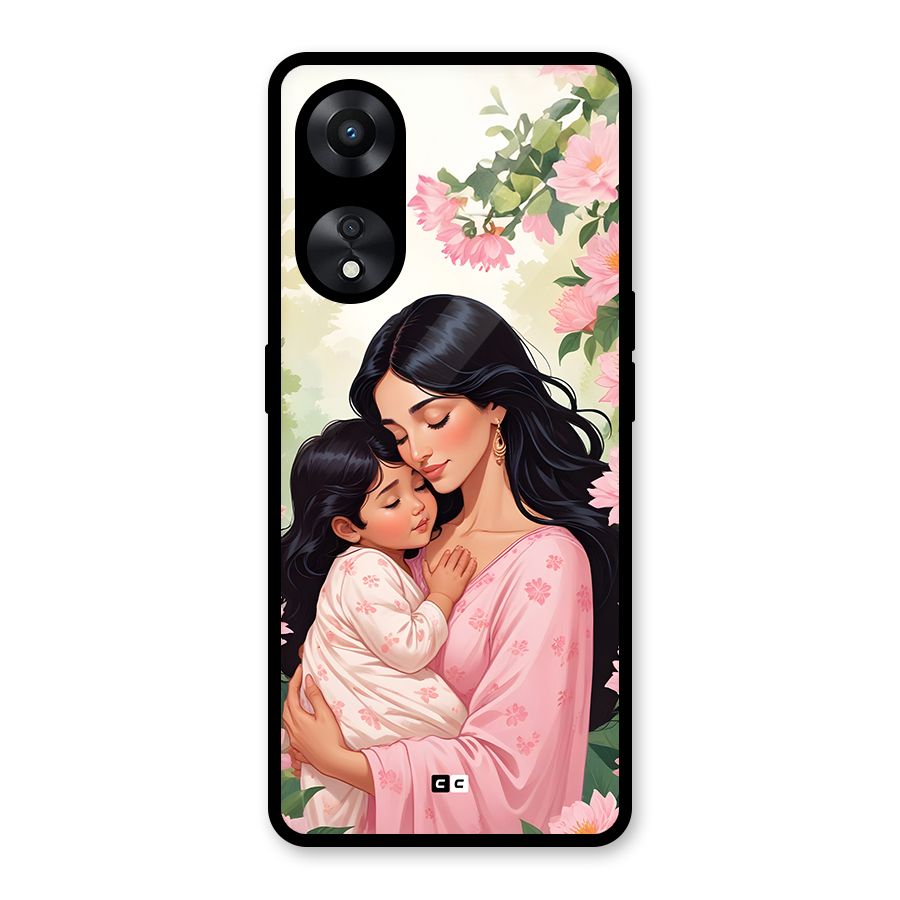Mother Love Glass Back Case for Oppo A78