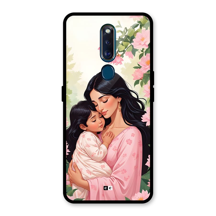 Mother Love Glass Back Case for Oppo F11 Pro