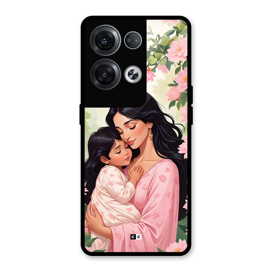 Mother Love Glass Back Case for Oppo Reno8 Pro 5G