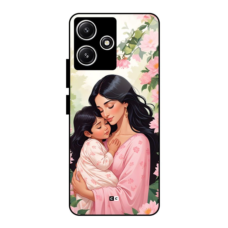 Mother Love Glass Back Case for Poco M6 Pro