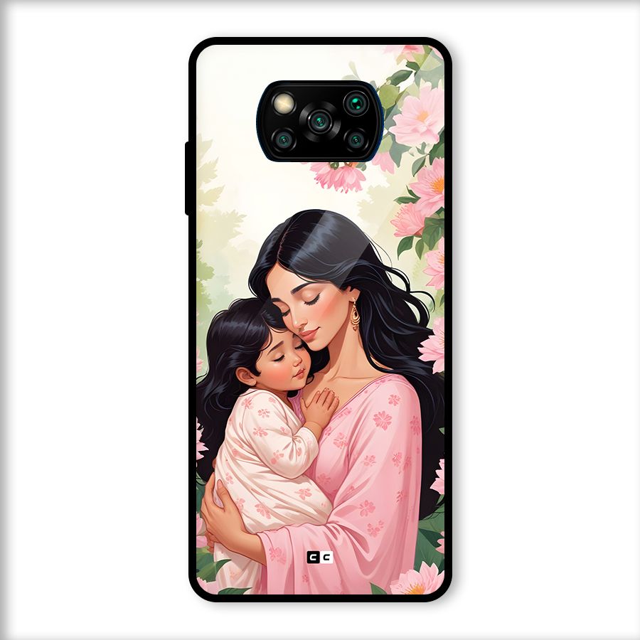 Mother Love Glass Back Case for Poco X3