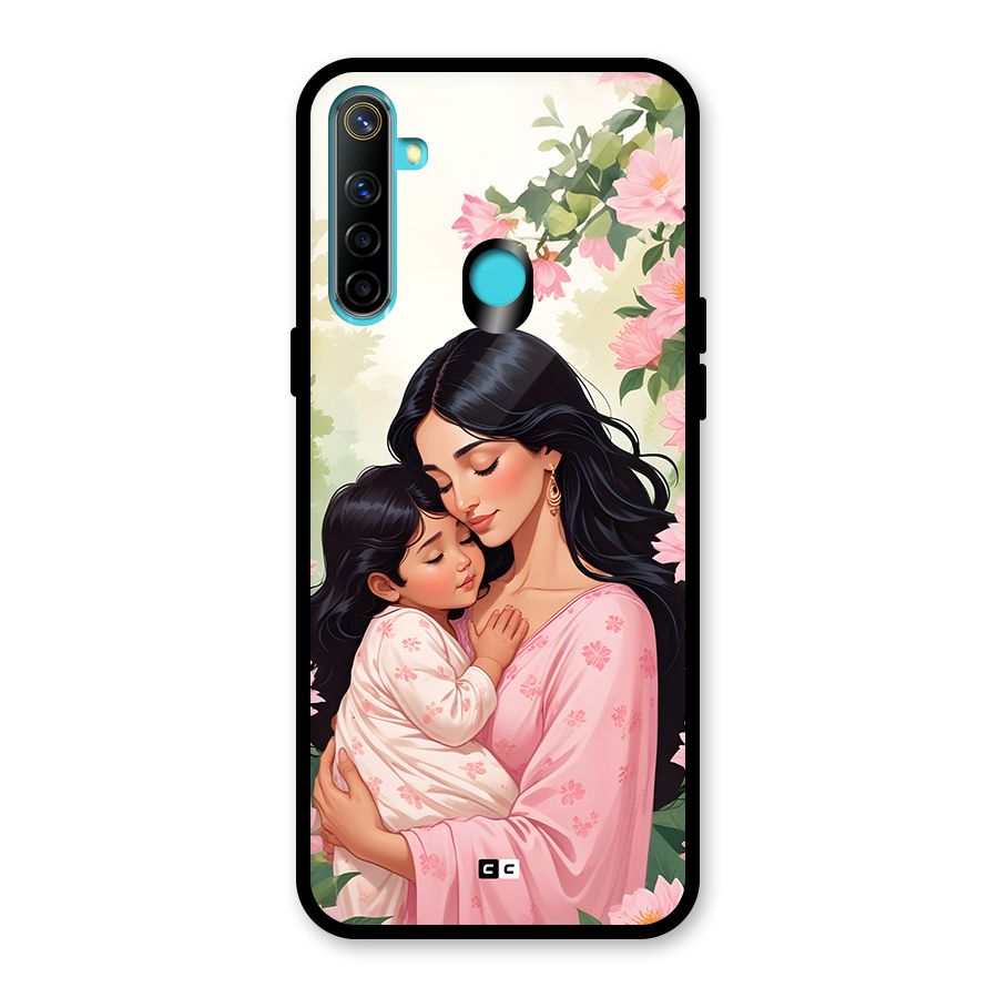 Mother Love Glass Back Case for Realme 5