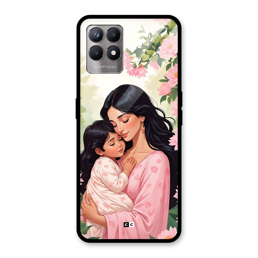 Mother Love Glass Back Case for Realme 8i