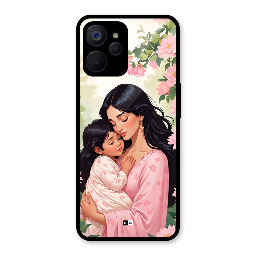 Mother Love Glass Back Case for Realme 9i 5G