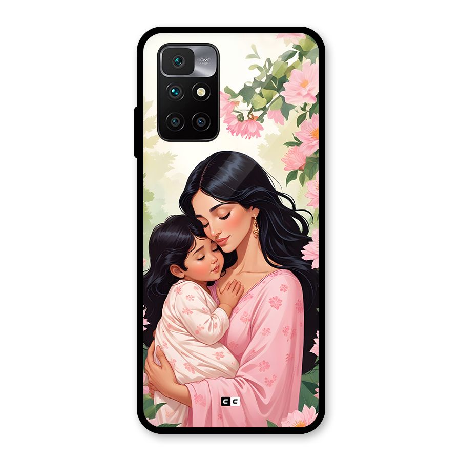 Mother Love Glass Back Case for Redmi 10 Prime
