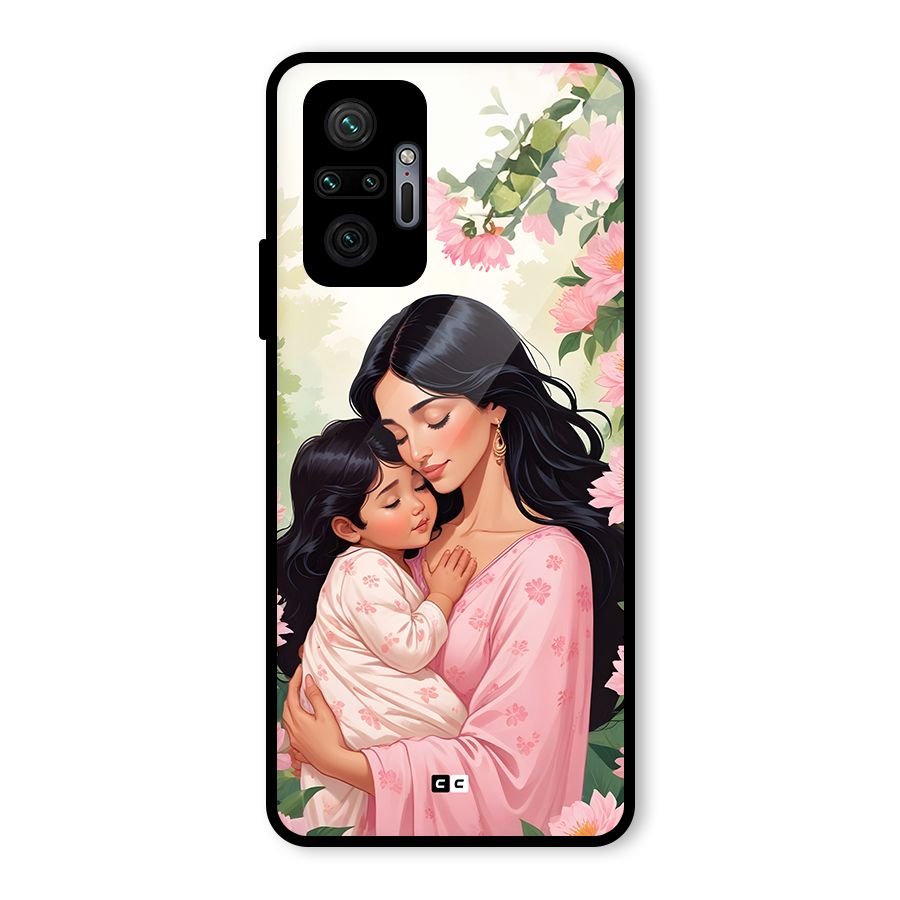 Mother Love Glass Back Case for Redmi Note 10 Pro Max