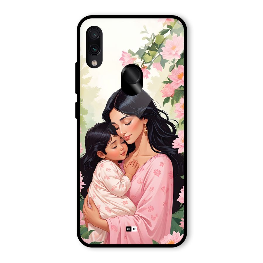 Mother Love Glass Back Case for Redmi Note 7 Pro