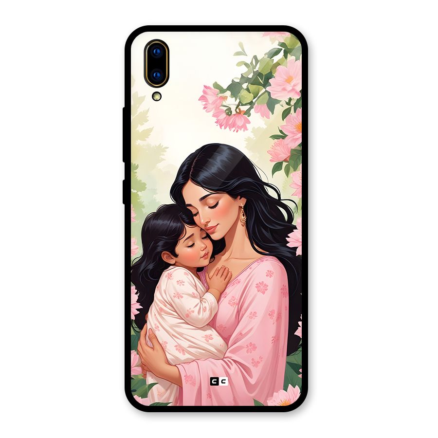 Mother Love Glass Back Case for Vivo V11 Pro