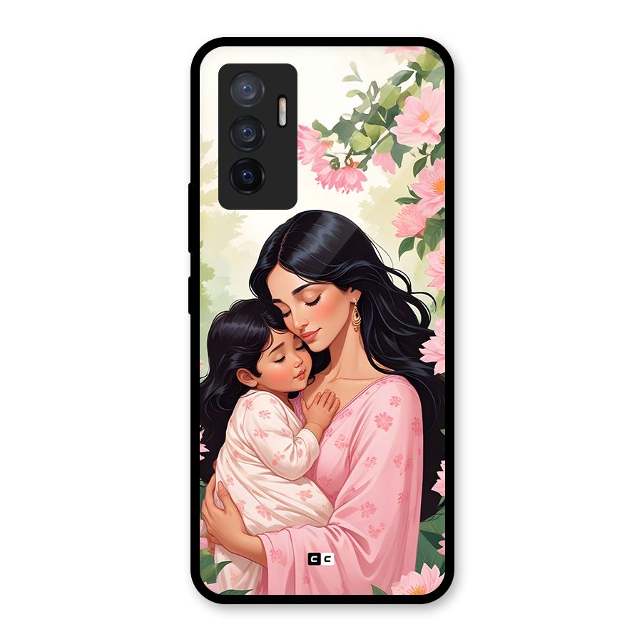 Mother Love Glass Back Case for Vivo V23e