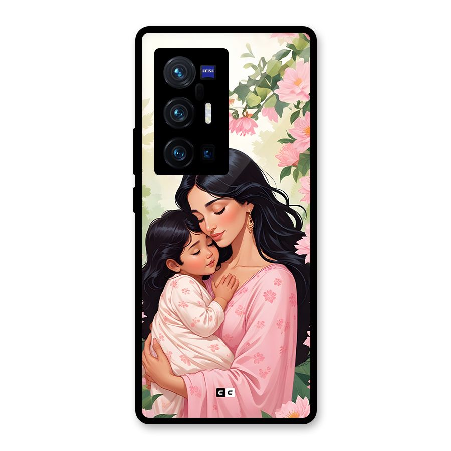 Mother Love Glass Back Case for Vivo X70 Pro Plus