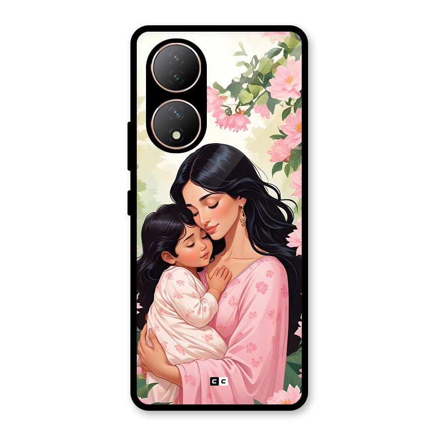Mother Love Glass Back Case for Vivo Y100A