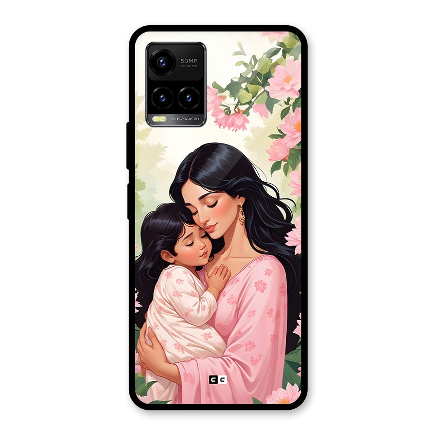 Mother Love Glass Back Case for Vivo Y21T