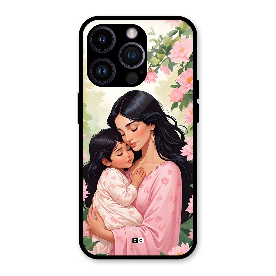 Mother Love Glass Back Case for iPhone 14 Pro