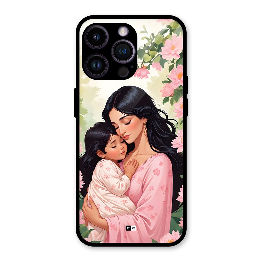 Mother Love Glass Back Case for iPhone 14 Pro Max