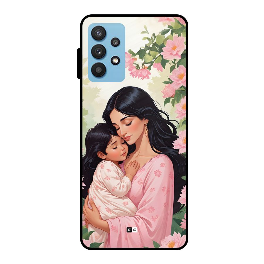 Mother Love Metal Back Case for Galaxy M32 5G