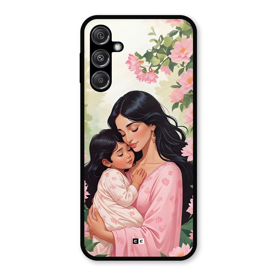 Mother Love Metal Back Case for Galaxy M34 5G