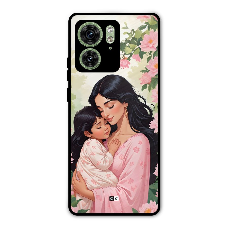 Mother Love Metal Back Case for Motorola Edge 40 5G