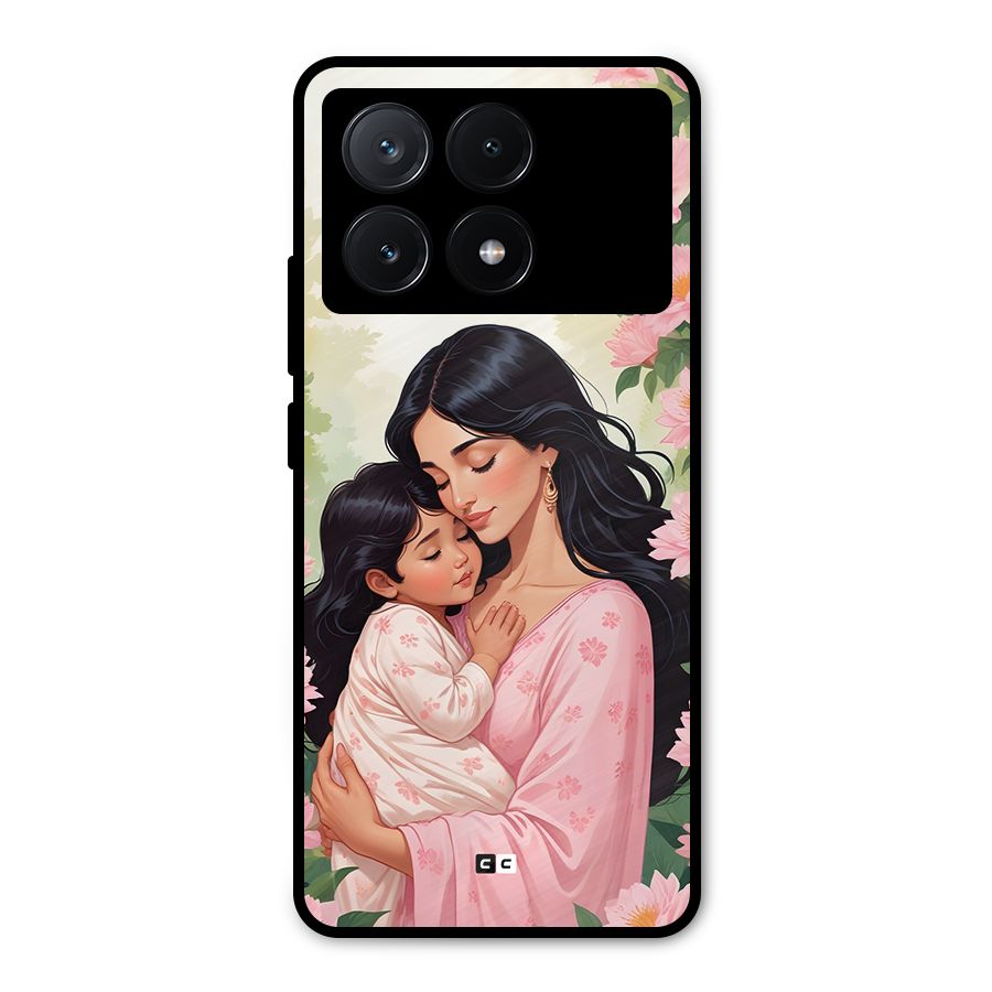 Mother Love Metal Back Case for Poco X6 Pro