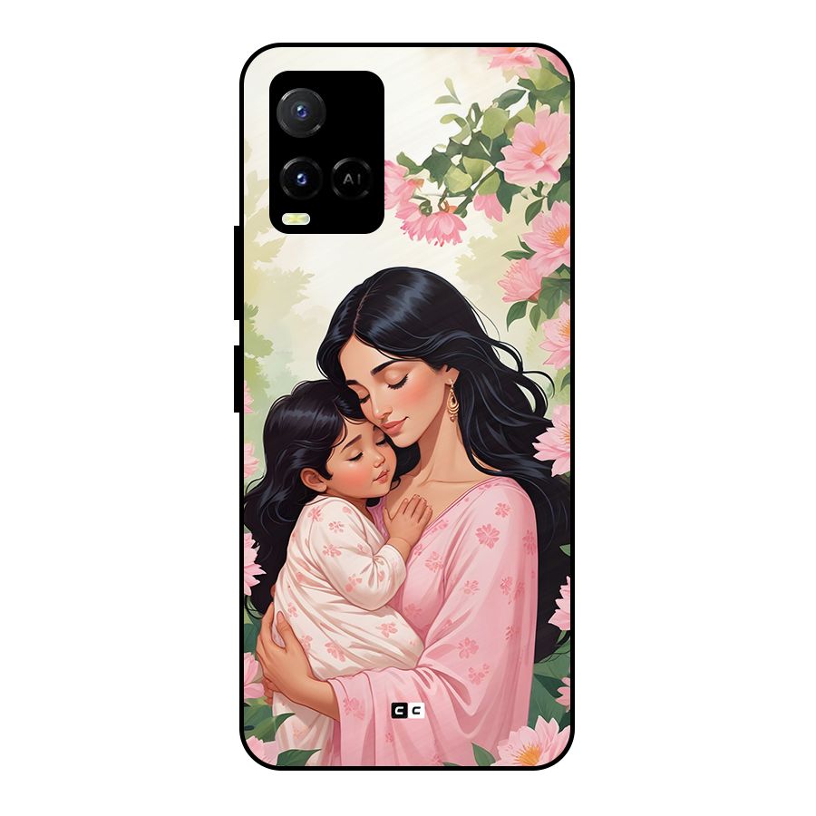 Mother Love Metal Back Case for Vivo Y33s