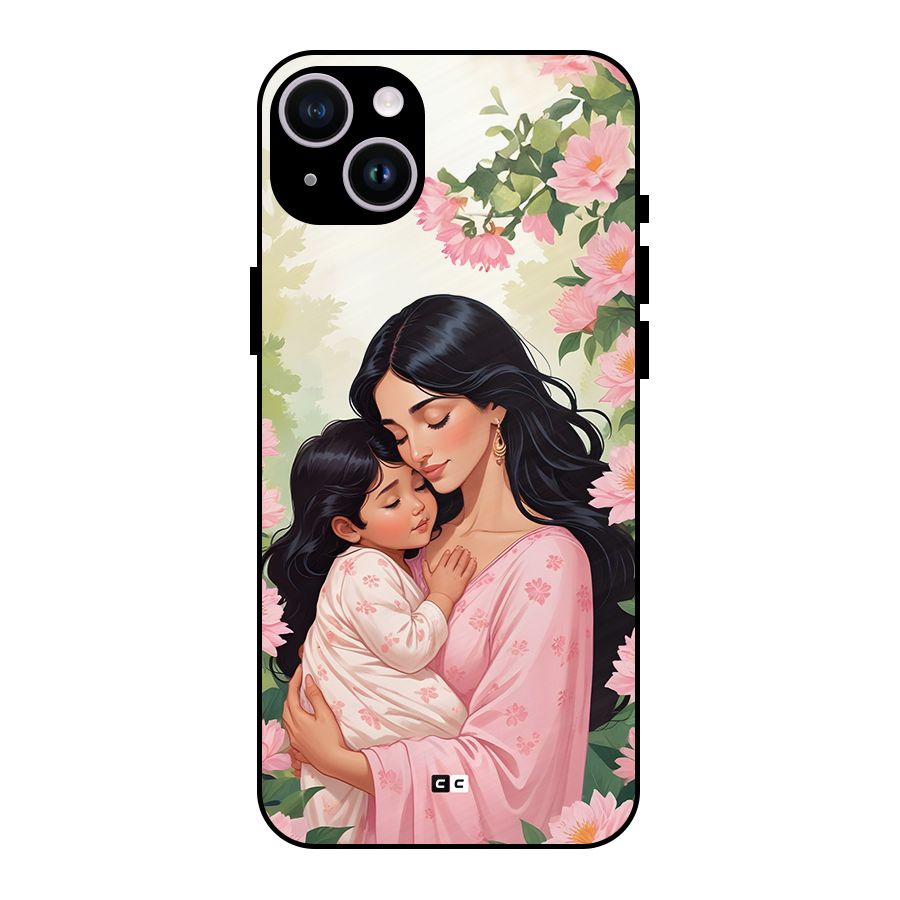 Mother Love Metal Back Case for iPhone 14 Plus