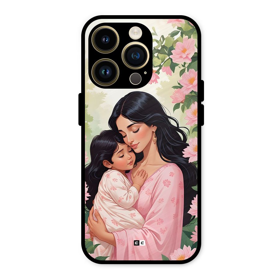 Mother Love Metal Back Case for iPhone 14 Pro