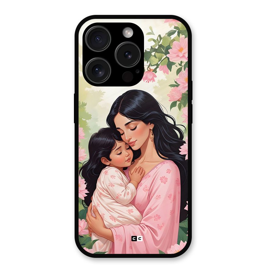 Mother Love Metal Back Case for iPhone 15 Pro