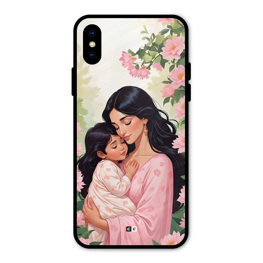 Mother Love Metal Back Case for iPhone X