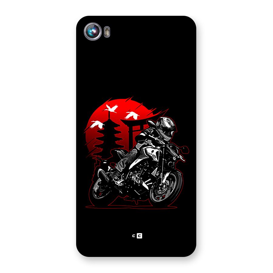 Moto Lean Back Case for Canvas Fire 4 (A107)