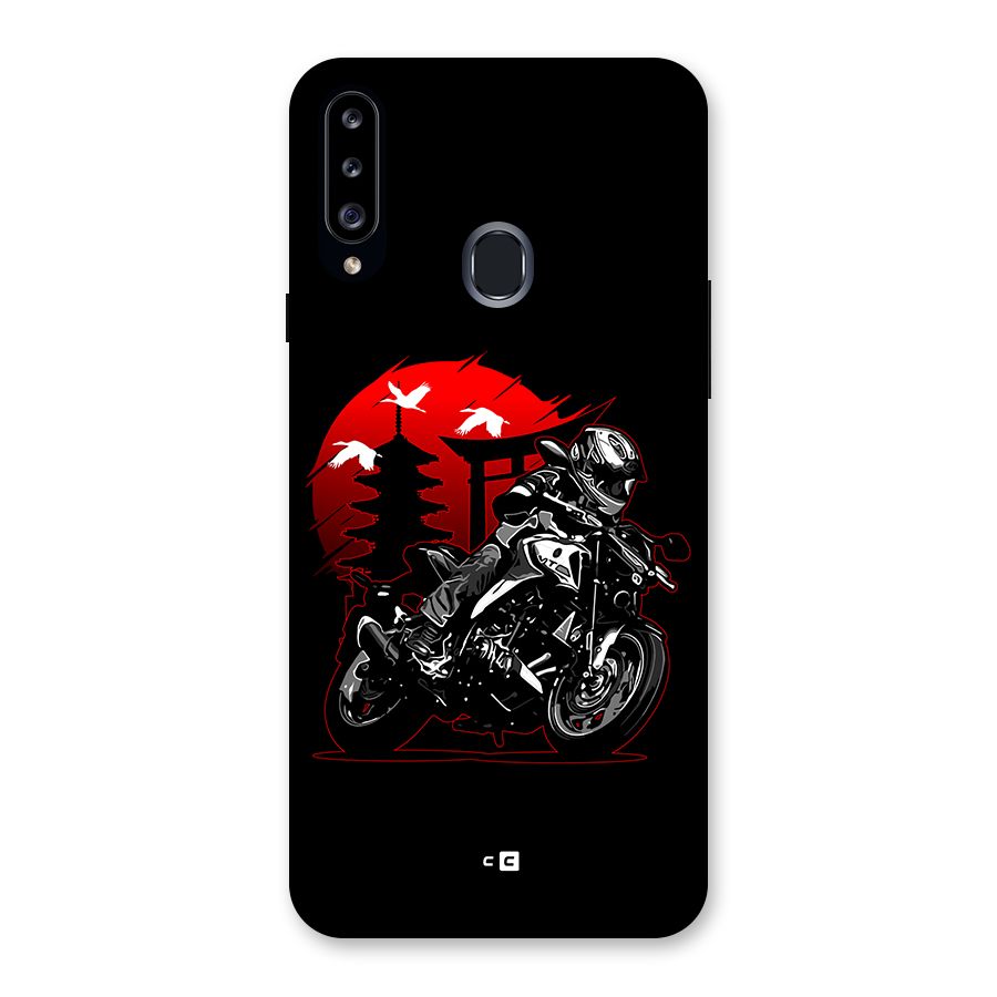 Moto Lean Back Case for Galaxy A20s