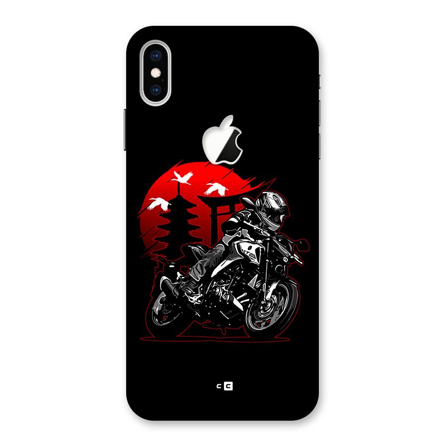 Moto Lean Back Case for iPhone XS Max Apple Cut