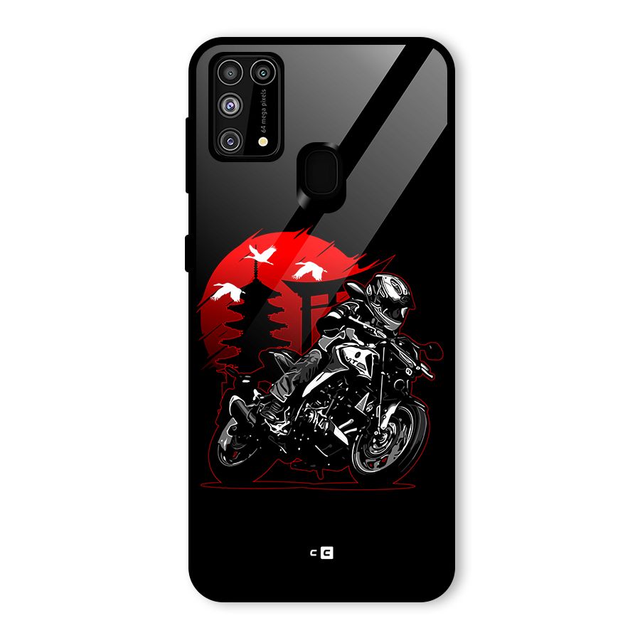 Moto Lean Glass Back Case for Galaxy F41