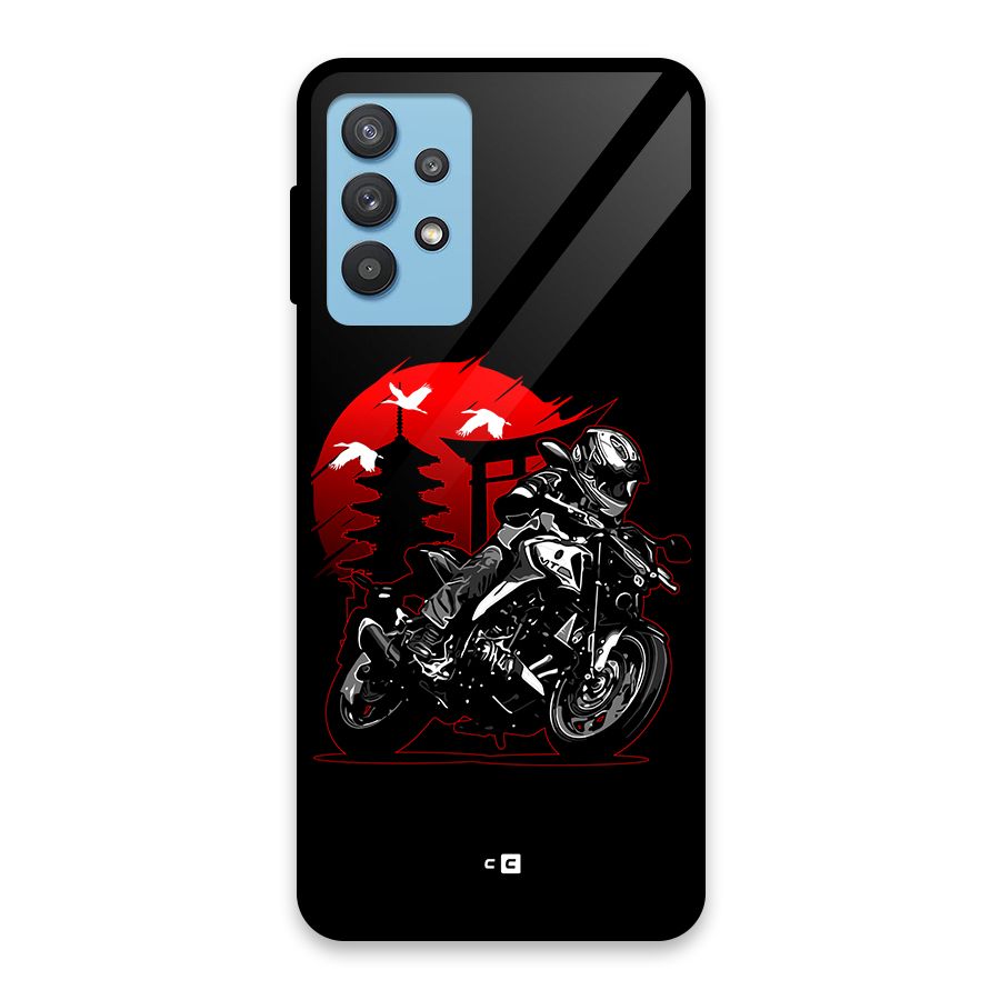 Moto Lean Glass Back Case for Galaxy M32 5G