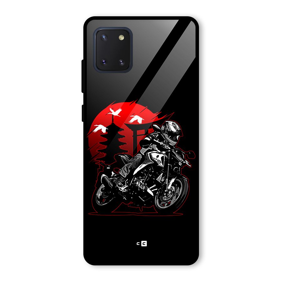 Moto Lean Glass Back Case for Galaxy Note 10 Lite