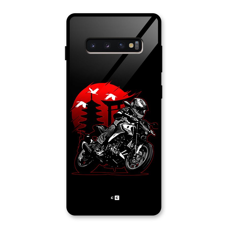 Moto Lean Glass Back Case for Galaxy S10 Plus