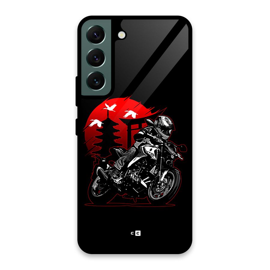 Moto Lean Glass Back Case for Galaxy S22 5G