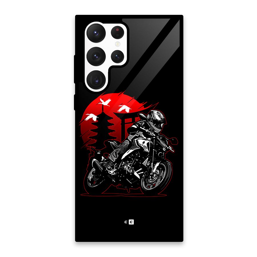 Moto Lean Glass Back Case for Galaxy S22 Ultra 5G