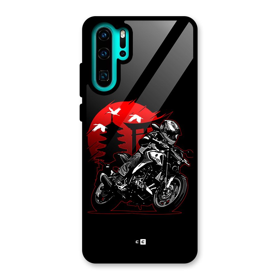 Moto Lean Glass Back Case for Huawei P30 Pro
