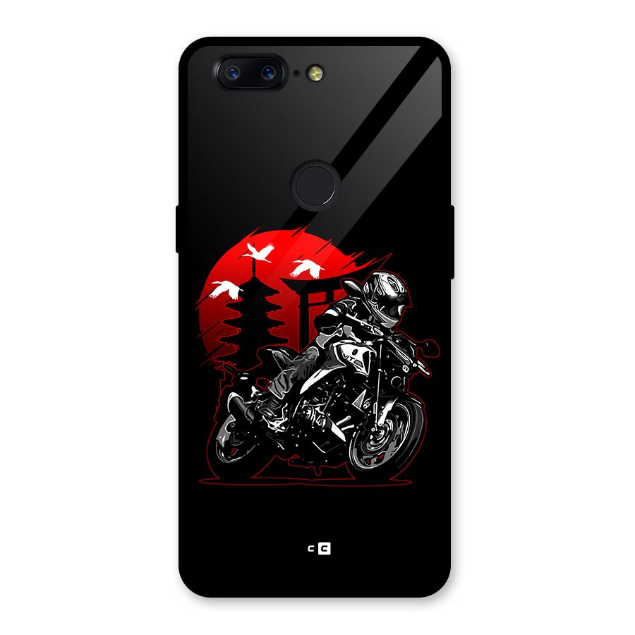 Moto Lean Glass Back Case for OnePlus 5T
