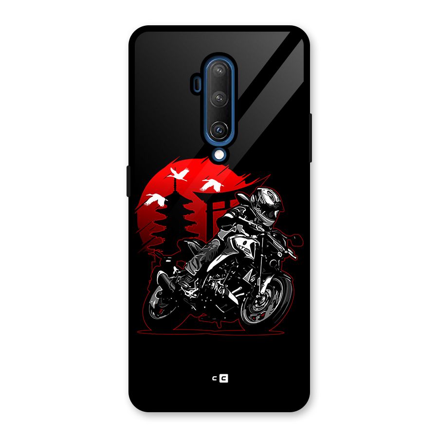 Moto Lean Glass Back Case for OnePlus 7T Pro