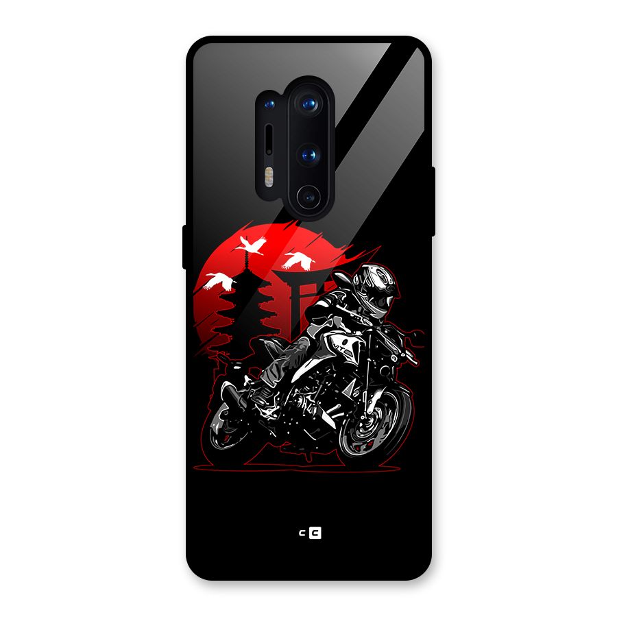 Moto Lean Glass Back Case for OnePlus 8 Pro