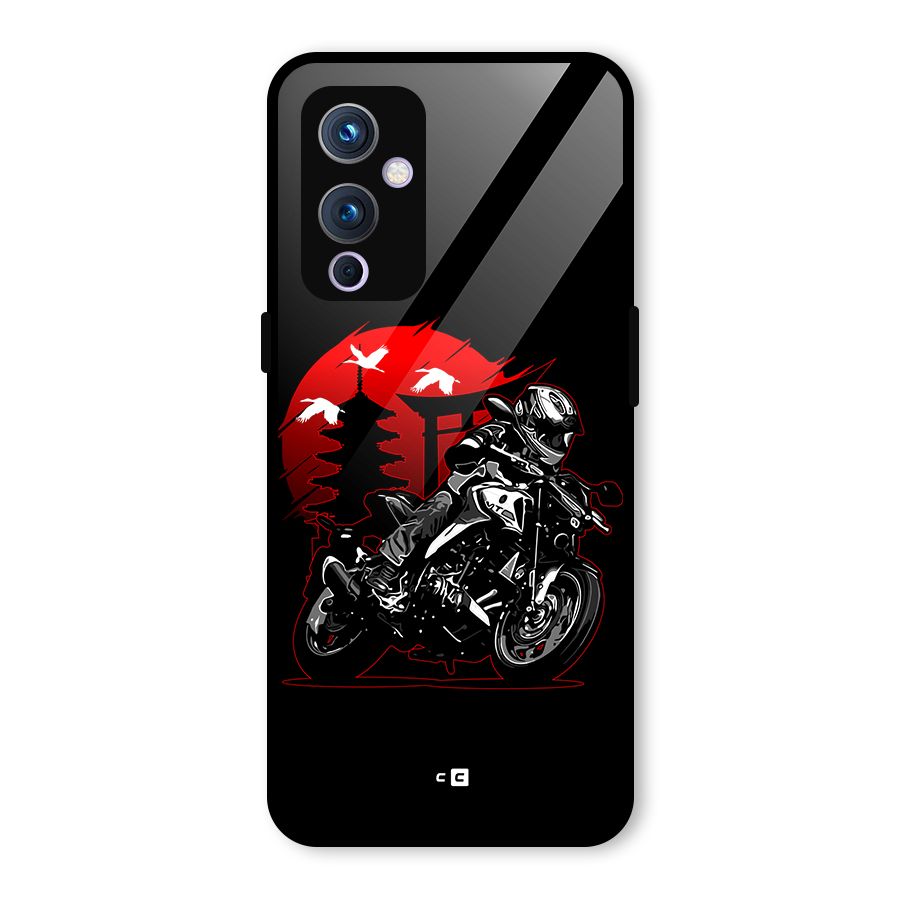 Moto Lean Glass Back Case for OnePlus 9