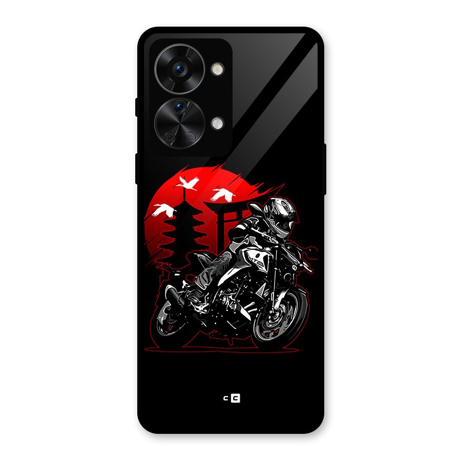 Moto Lean Glass Back Case for OnePlus Nord 2T